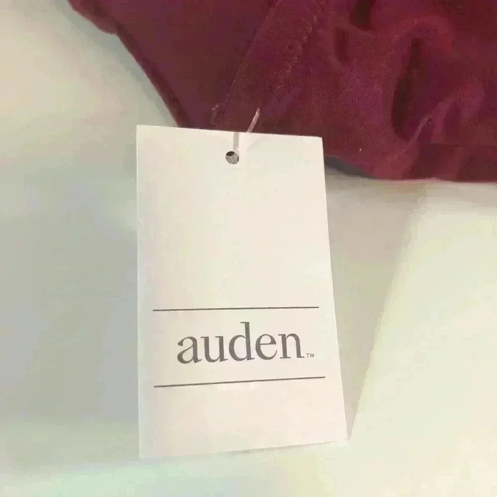 Auden Women’s Burgundy Bralette Size XXL Removable Pads Adjustable Straps NWT - Picture 3 of 6